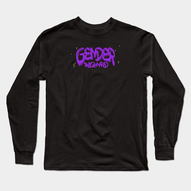 Gender Wizard Long Sleeve T-Shirt by FindChaos